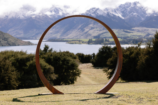 Moongate - Sculptures by Justin